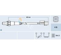 Sonda lambda riscaldato 77290 FAE per MITSUBISHI VOLVO