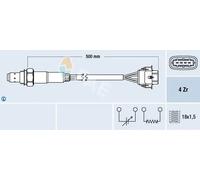FAE Sonda Controllo Lambda Adatto A per Opel Zafira B 1.8 1.6 2.2 16V
