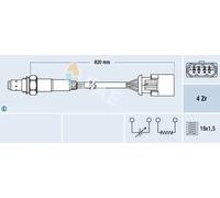 Sonda lambda riscaldato 77396 FAE per MINI ROVER MG