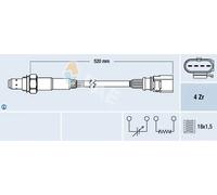 FAE Sonda Controllo Lambda Adatto A per VW Golf VI 1.4 1.6 16V