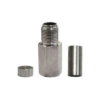 Sonda Lambda Sensore Ossigeno Distanziatore Universale Sensore Ossigeno O2 Auto Adattatore Luci Motore Tappo Convertitore Catalitico Placcatura Ferro E Nichel(B)