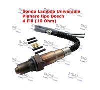 Sonda lambda SIDAT 90074 per ALFA ROMEO APRILIA AUDI BMW BUICK CHEVROLET CHRYSLE