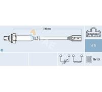 Sonda lambda Sonda di regolazione 77189 FAE per VOLVO S40 I V40 Familiare