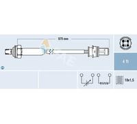 Sonda lambda Sonda di regolazione 77354 FAE per BMW 3 Coupé 3 3 Touring