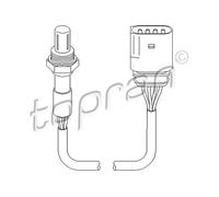 Sonda lambda Sonda planare 111 604 TOPRAN per SEAT VW