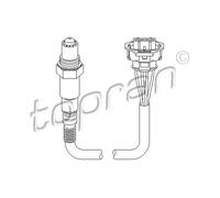 Sonda lambda Sonda planare 207 878 TOPRAN per OPEL ASTRA H Familiare ASTRA H