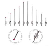 Sonda micrometrica con asta di prolunga e indicatore di filettatura per indicatore di test del quadrante e strumenti di misurazione dell'altezza (M2,5 x D1 x L20)