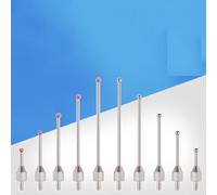 Sonda micrometrica con asta di prolunga filettata per indicatore di quadrante e cavi di prova multimetro compatibile con strumenti di calcolo e misuratore di altezza (M2,5 x D 3 x L50)