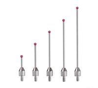 Sonda micrometrica con asta di prolunga filettata per indicatore di quadrante e cavi di prova multimetro compatibile con strumenti di calcolo e misuratore di altezza (M2,5 x D 3 x L20)