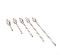 Sonda micrometrica con testa in acciaio al carbuncle, filettatura M2,5, 2 mm, per indicatore di prova del quadrante, strumenti a leva con risoluzione 0,01 e intervallo 1,4 (tungsteno50 mm)