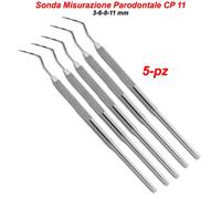Sonda Misurazione Parodontale CP-11 Dentale Forcazione Profondità Diagnostico X5