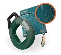 Sonda Passacavi 30M per Tubi Vuoti Di - Molla Elettricista in PET Da 4 Mm Incl.