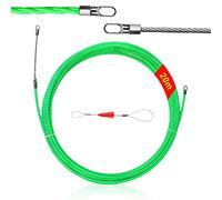 Sonda Passacavi, Sonda Passacavi 20 Metri, 4.5mm Sonda Elettricista, Molla Elettricista, Sonda Passacavi Professionale, Pilota Passacavi, con Molla di Guida(Verde)
