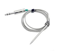 Sonda per carne per barbecue, compatibile con gmg P-1028 e per griglie prime da 12 V, robusto sensore termometro in metallo per cucinare all'aperto, accurato misuratore di temperatura interno