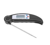 Sonda per la Temperatura della Carne Alla Griglia Termometro per Alimenti a Lettura Rapida e Istantanea, Digitale per Cucinare, Fare Caramelle, Griglia Esterna, Termometro (BLACK)