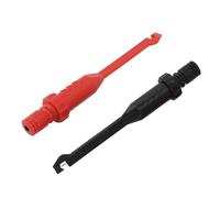Sonda Perforante A Isolamento 2 Pezzi Con Socket Banana Femmina 4mm Rosso E Per Rilevazione Circuito Auto Sonda Perforante Per Multimetro Accessorio Di Riparazione Auto