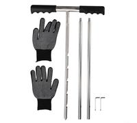 Sonda resistente del tubo dell'acciaio inossidabile del carro armato settico di Rod 32 48 del suolo con la maniglia a T per la raccolta e il collaudo accurati ed efficienti del campione del suolo