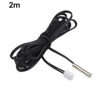 Sonda sensore di temperatura a termistore 10K 1% valore 3950 B, punta in argento placcato rame da 4 x 20 mm con filo in PVC da 1 m e terminale XH2.54 per riscaldatore d'acqua HVAC frigorifero