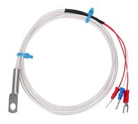 Sonda sensore di temperatura SMD PT100 Termistore a forma di pulsante Sonda di misurazione ad alta temperatura Tipo di toppa con foro rotondo per centrale elettrica(2m)