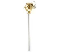 Sonda sensore di temperatura termocoppia tipo K, acciaio inossidabile da 300 mm, intervallo di temperatura elevata 0-1300℃ per termometri e multimetri