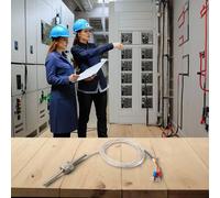 Sonda Sensore Temperatura Precisione Pt100 3EA Contatto Terminale Impermeabile