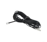 Sonda sensore termistore 10K Ohm ± 1% B-Value 3950, corpo in argento placcato rame 4x20mm con cavo in PVC da 1 m e terminale XH2.54 per H()