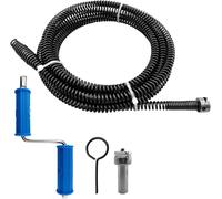 Sonda Sturatubi 5M, Diametro 10 Mm, Stura Lavandini E Scarichi,Con Adattatori El
