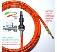 SONDA STURATUBI IDROPULITRICE ANNOVI, BLACK DECKER BOCCOLA CORTA MOLLA 25MT