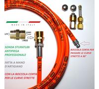 SONDA STURATUBI IDROPULITRICE COMET ED M22 BOCCOLA CORTA KIT 4GETTI 6MT