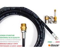 SONDA STURATUBI IDROPULITRICE COMET M22 PORTOTECNICA ITM UGELLO KIT4 UGELLI 30MT