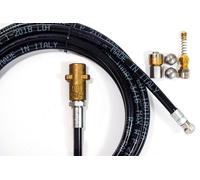 SONDA STURATUBI PER IDROPULITRICE KARCHER BOCCOLA CORTA UGELLO KIT 4 UGELLI 30MT