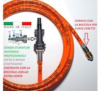 SONDA STURATUBI SPURGATUBI IDROPULITRICE ANNOVI, BLACK DECKER BOCCOLA CORTA 40MM