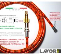 SONDA STURATUBI SPURGATUBI IDROPULITRICE LAVOR FASA BOCCOLA CORTA 40MM