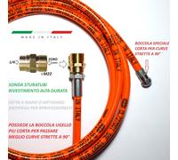 SONDA STURATUBI SPURGATUBI PER IDROPULITRICE COMET ITM ED M22 BOCCOLA CORTA 40MM