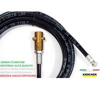 SONDA STURATUBI SPURGATUBI PER IDROPULITRICE KARCHER CON BOCCOLA CORTA 60MM