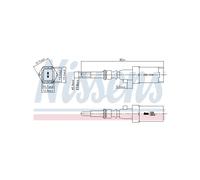 Sonda Temperatura Acqua per Toyota Proace NISSENS SU001A3810