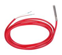 Sonda termica PT100 ad alta precisione in filo di silicone resistente al calore, sensore di temperatura con punta in acciaio inox