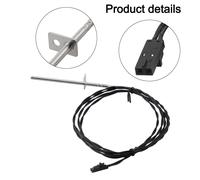 Sonda Termistore Nera Compatibile per Facile Installazione Stufa a Pellet