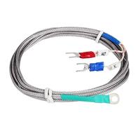 Sonda termocoppia K con foro da 5 mm, sensore di temperatura, cavo da 2 m per regolatore di temperatura, 1 pezzo(Cable Length 4m)