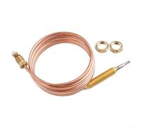 Sonda termocoppia per apparecchi a gas, filettatura M8, per caminetti, bruciatori, accessori per barbecue, con rilevamento rapido della temperatura (150 cm)
