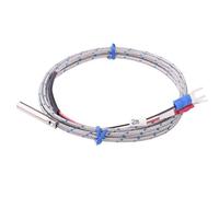 Sonda termocoppia tipo J, sensore di temperatura, cavo da 2 m, 0-400 °C, 1 pezzo(Cable length 2m)
