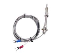 Sonda termocoppia tipo K 30 mm, sensore in acciaio inox, cavo da 1/2/3/4/5 m, 0-400 °C, 1 pezzo(Line length 5m)