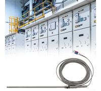 Sonda termocoppia tipo K per la misurazione della temperatura nella trasformazione degli alimenti, nell'imballaggio e nelle prove termiche (100 mm-Wire 5m)