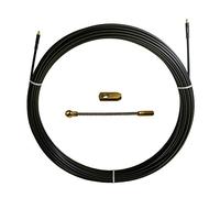 Sonda tiracavi in Nylon-acciaio, nera, Ø6 mm, 20 metri