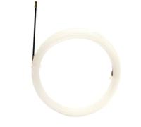 Sonda Tiracavi in Nylon, Sonda Passacavi Per Elettricista, Diametro 3mm, Colore Bianco (20M)