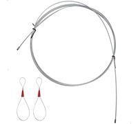 Sonda Tiracavi Passacavi Elettricista - Aid Wire Cable Cavo Threading Dispositivo Kit di Strumenti Per L’Installazione di Cavi, Diametro 3 mm, 5 M, Argento, con Molla di Guida