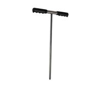 Sonde del Campione del Terreno con Toppaggio T -Manico Strumento Campionatore di Terreno in Acciaio per la Cura del Terreno Agricola Probettante di Prova del Terreno Solto di Prove del Campionatore