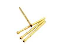 Sonde di prova primaverili 100 pezzi/confezione di perni di prova a molla a forma di tazza PA125-A2 placcati in oro, diametro esterno 2,02 mm, lunghezza 33,35 mm for test ICT