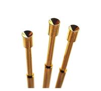 Sonde di prova primaverili 100 pezzi/confezione di perni di prova a molla PA100-A2 placcati in oro, diametro esterno 1,36 mm, lunghezza totale 33,35 mm for test
