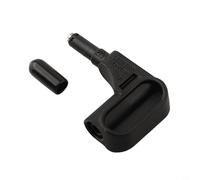 Sonde magnetiche con testa a banana da 4 mm per uso multimetro set di tre per un facile test sul campo magnetico (nero)